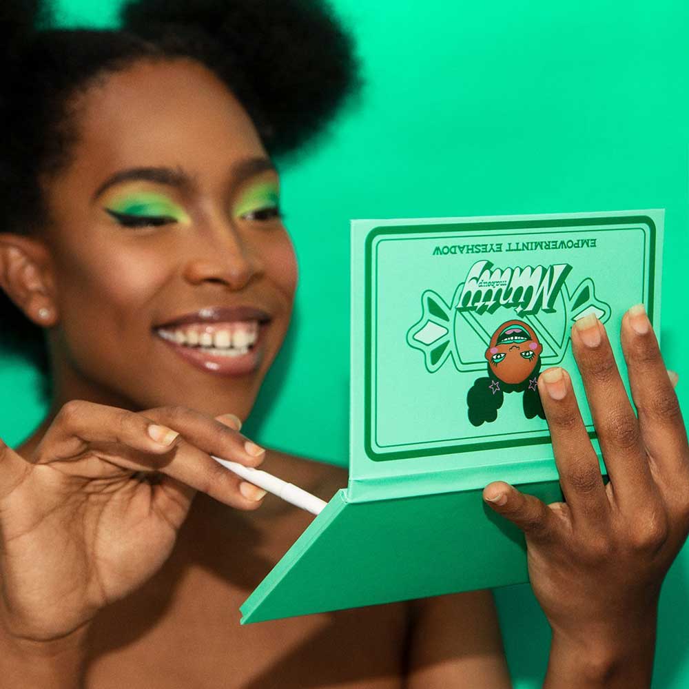 #Green_Eyeshadow_Palette# - #Mintty_Makeup#