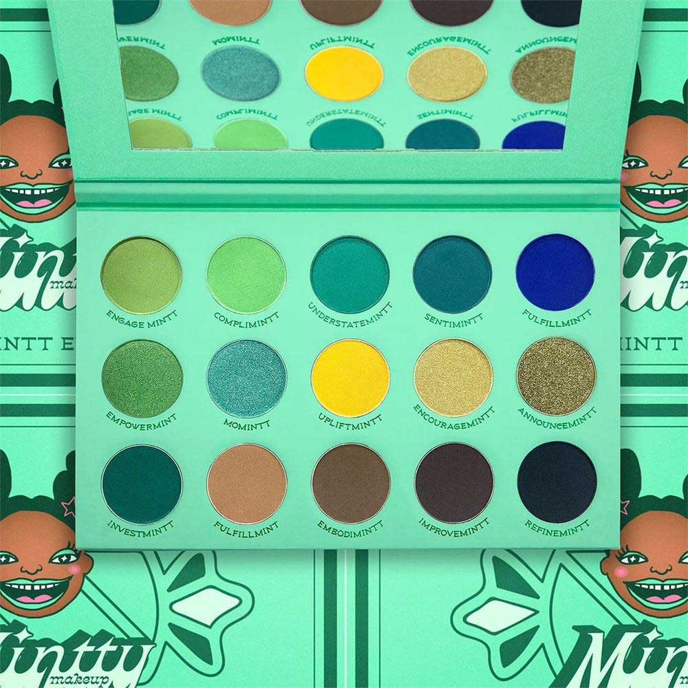 #Green_Eyeshadow_Palette# - #Mintty_Makeup#